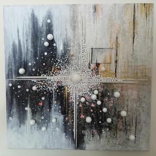 Réthey-Prikkel Billa Táguló galaxis vegyes technika 40x50