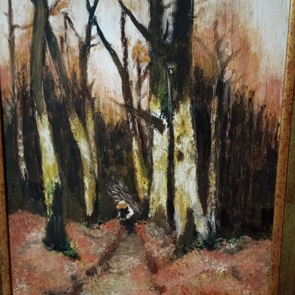 Zóka F Mária I. Erdőben Paál László után Zòka állò , 40x50