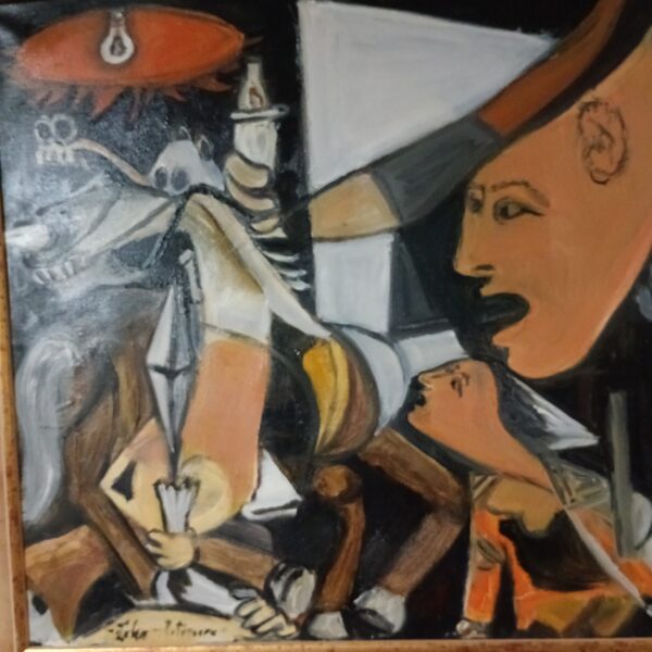 Zóka F Mária Picasso Guernica után 40x40