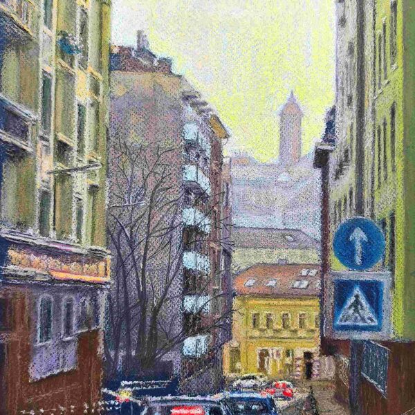 Szűcs Gábor: Filélr utca télen