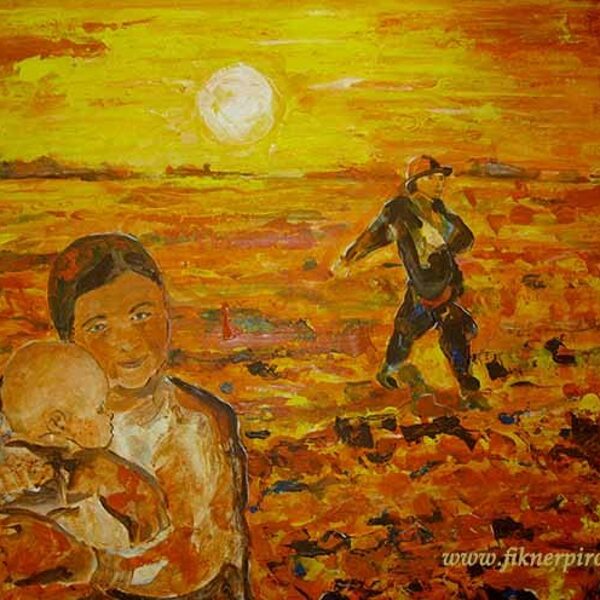 Fikner Piroska: Amenk még van értelme 50x70 akril