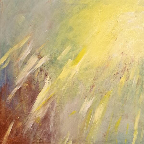 Élő Magdolna Éva : Itt jön egy új nap_60x60cm_akril_vászon