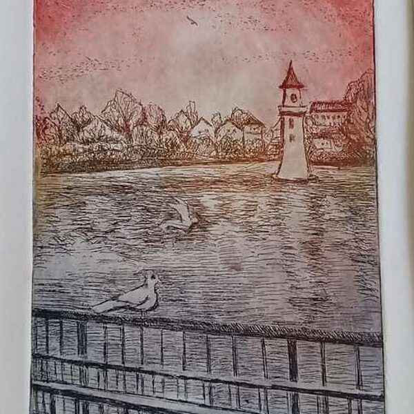 Rumi Rózsa Margit rézkarc