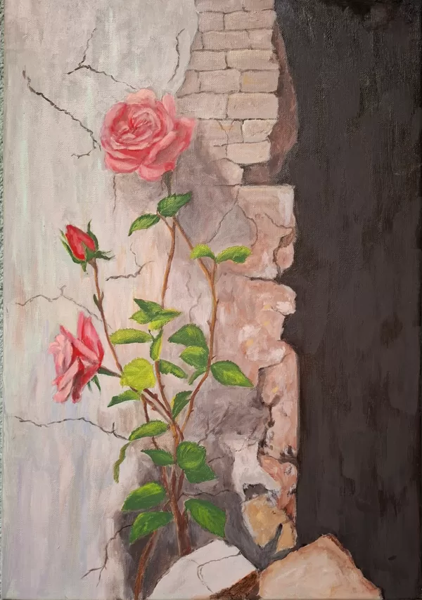 Petre Mária: Életösztön - akril