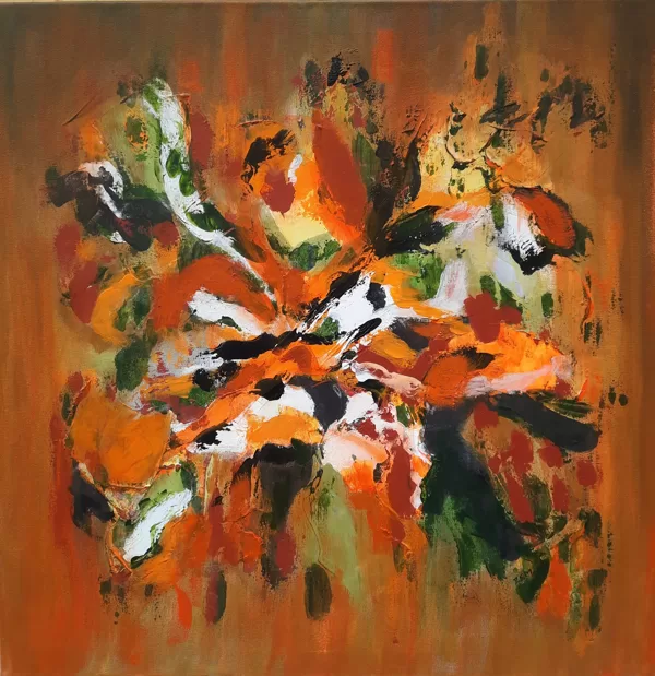 Tulics Magdolna: Őszi árnyak - akril 