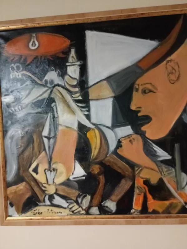 Zóka F Mária Picasso Guernica után 40x40