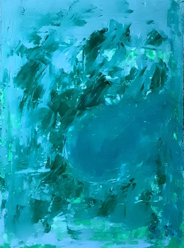 Szabó Kata Tengerszem 40x30 cm akril