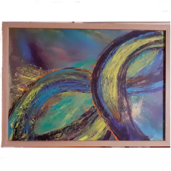 Viszlai Katalin - Tat Tvam Asi, akril, 50X70